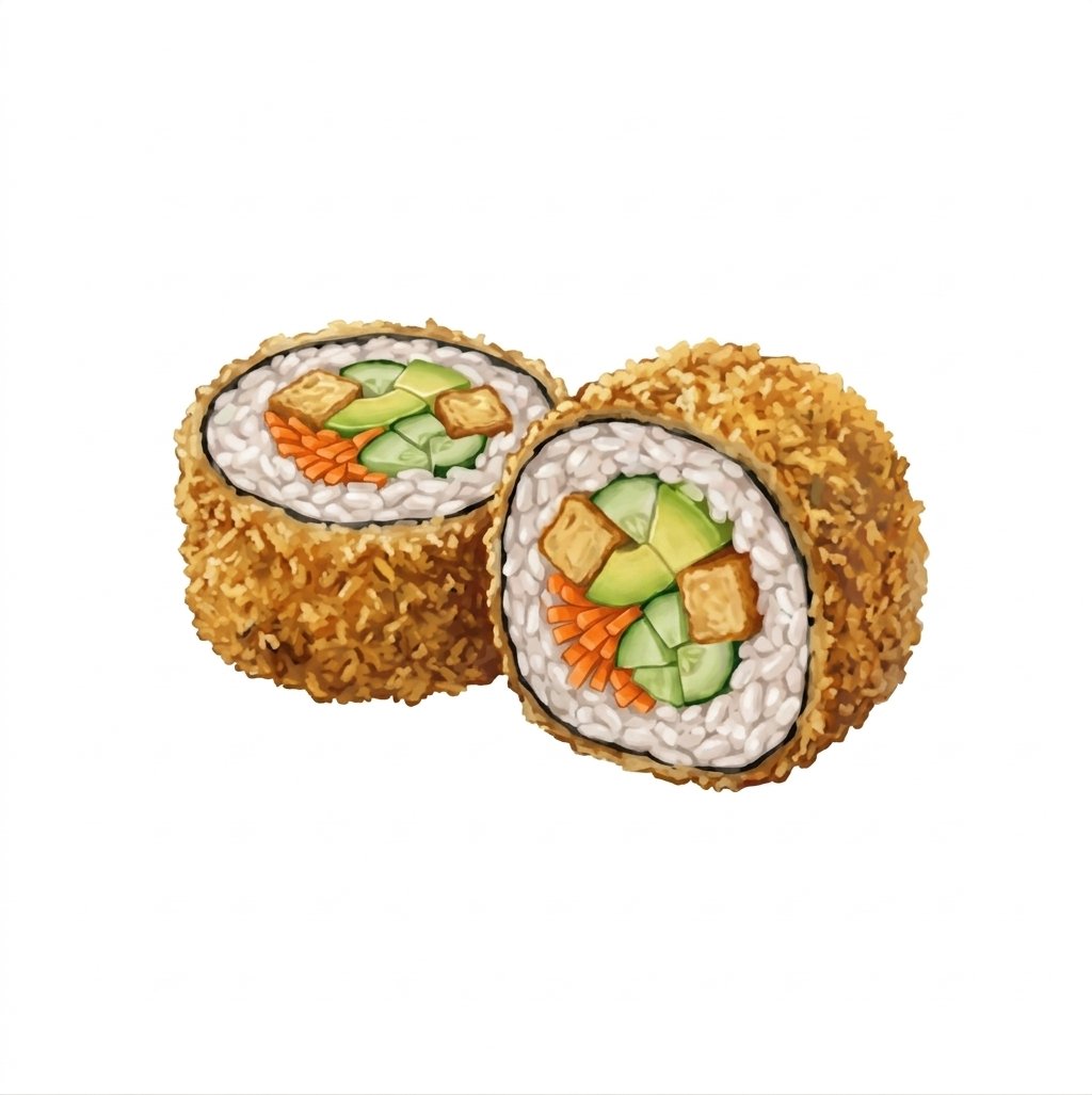 Panierte Rolls Veggie