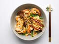 B9-Matcha Udon mit Shiitake Pilzen