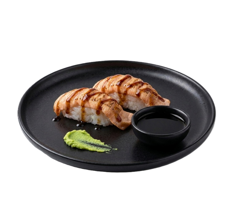 I6-Flambeed Sake Nigiri