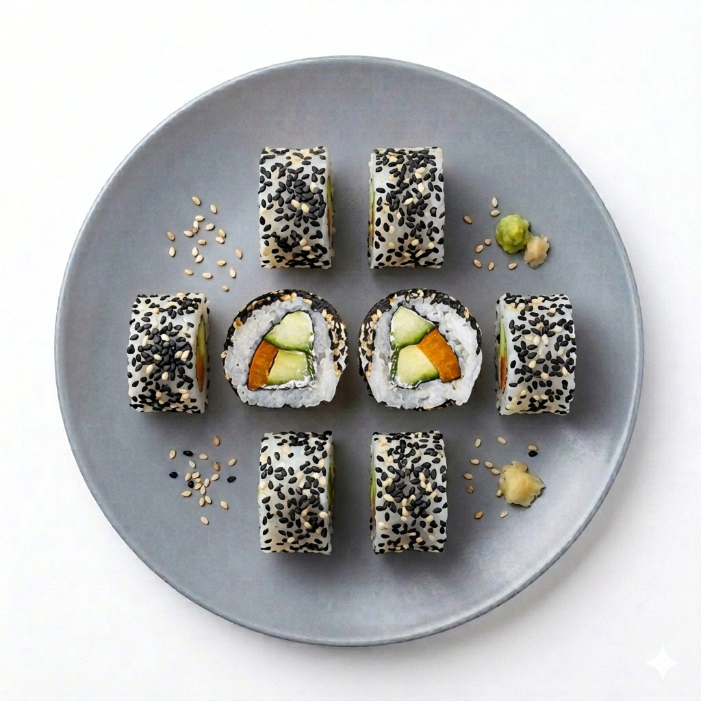 M5-Inside Out Roll Veggie Mix 🌱
