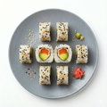 N6-Inside Out Roll Sake Avo