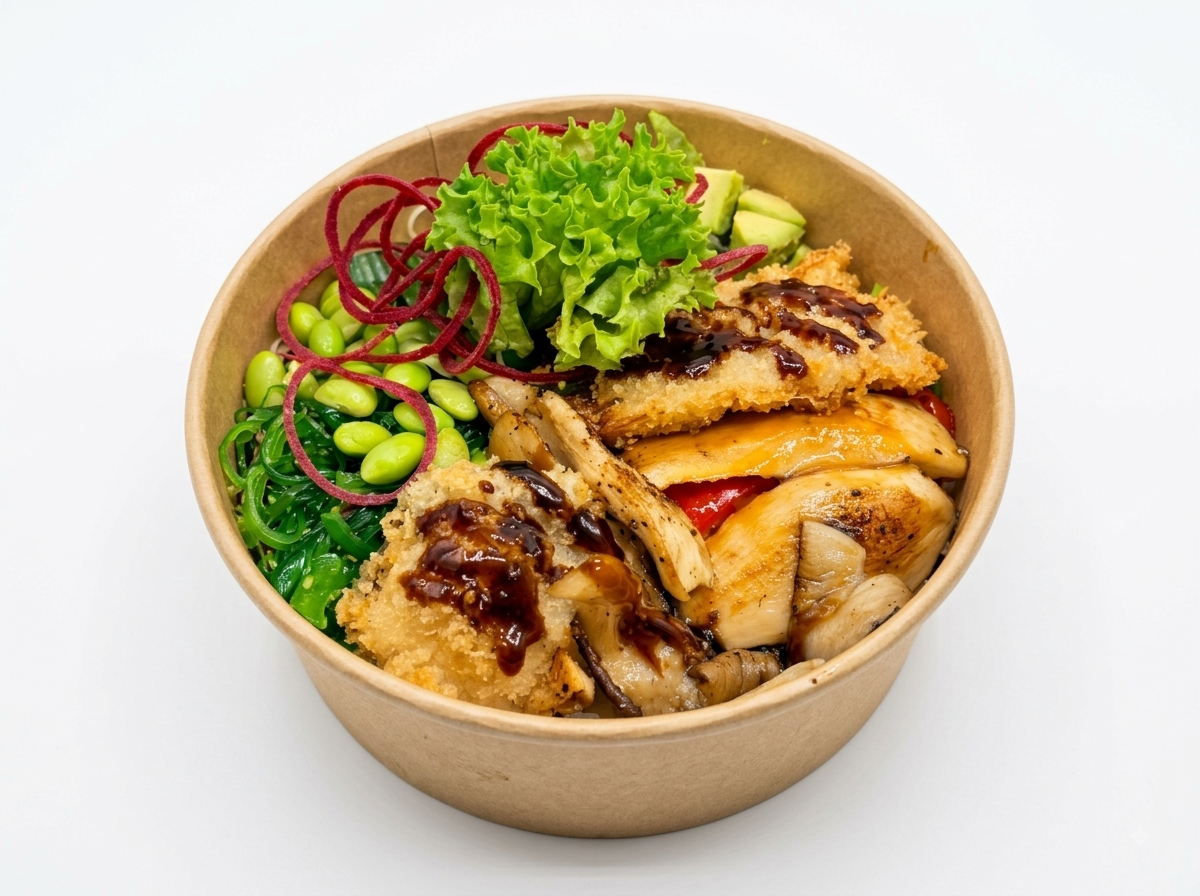 G7- Golden Trio Mushroom Bowl